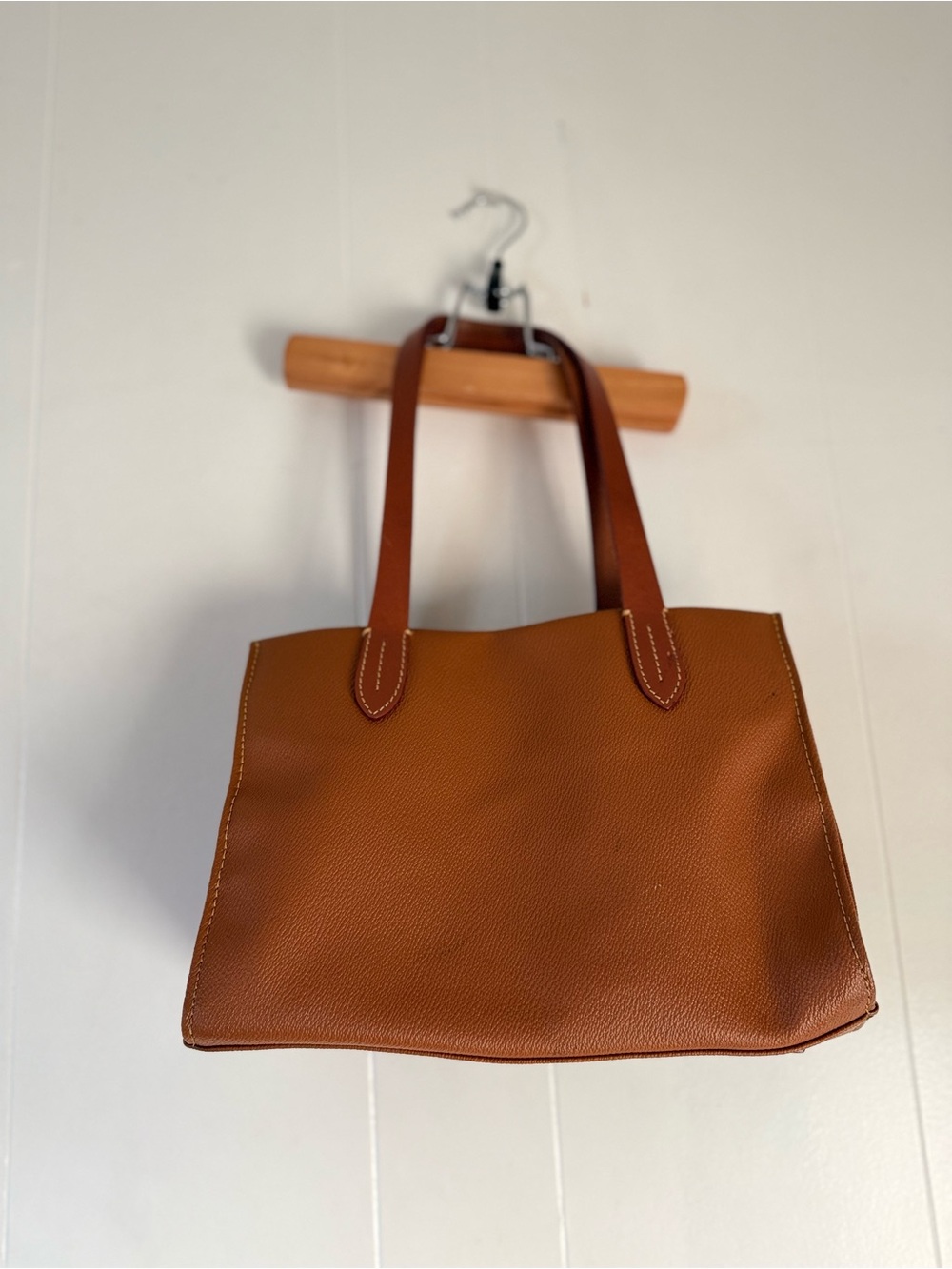 Dooney & Bourke Tan Leather Pebbled Tote - Picture 2 of 7